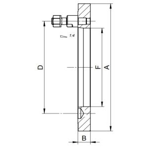 Tarcza zabierakowa obrobiona typ 8232-125-3 5